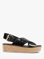 Thumbnail for your product : John Lewis & Partners Karlie Leather Cork Flatform Sandals
