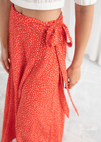 Thumbnail for your product : And other stories Asymmetric Wrap Midi Skirt
