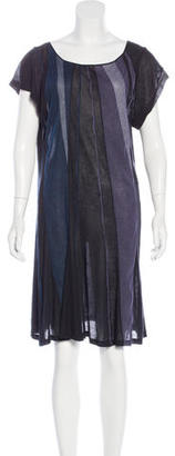 Nina Ricci Short Sleeve Knee-Length Dress
