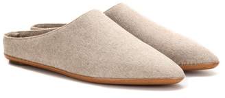 The Row Bea cashmere slippers