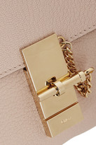 Thumbnail for your product : Chloé Drew textured-leather clutch