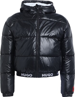 BOSS by HUGO BOSS Monogram-jacquard Quilted Puffer Jacket in