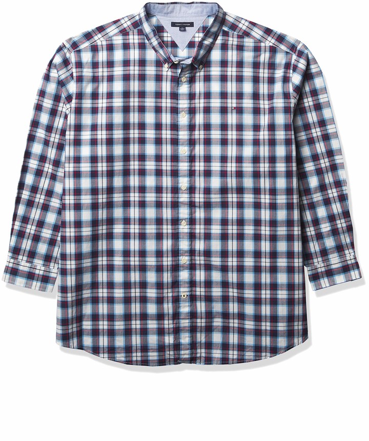 tommy hilfiger big and tall dress shirts