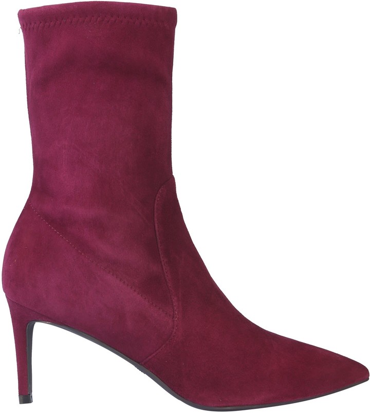 stuart weitzman red boots