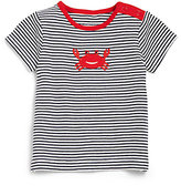 Thumbnail for your product : Hartstrings Infant's Striped Embroidered Crab Tee