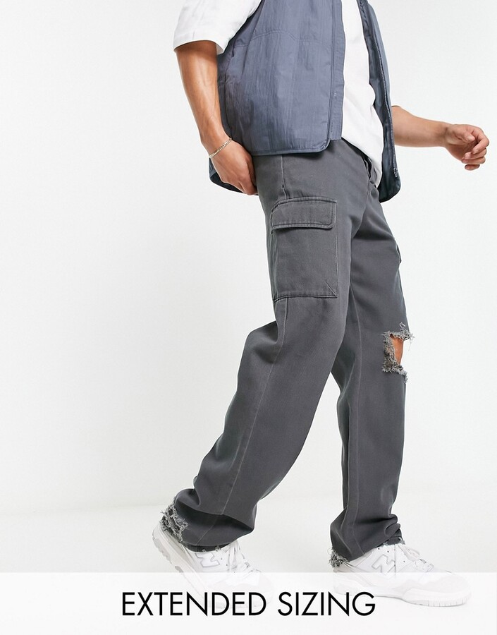 Grey Cargo Sweatpants Arket Vêtements Pantalons & Jeans Pantalons Cargos 