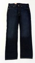 Thumbnail for your product : Levi's Levis 501 Mens 32 Straight Leg Jeans Cotton Dark Wash 5-Pocket Blue CHOP 4B0Bz1