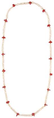 Riah Fashion Long Bead Necklace