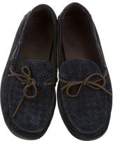 Thumbnail for your product : Bottega Veneta Suede Intrecciato Loafers