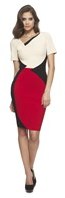 Thumbnail for your product : Lipsy Hybrid Luxe Crepe Daria Short Sleeved Colour Block Dress