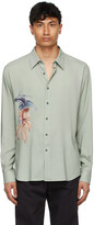 Thumbnail for your product : Davi Paris Green Fish Printed Shirt