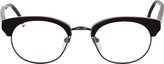 Thumbnail for your product : Thom Browne Matte Black Horn Rim Glasses
