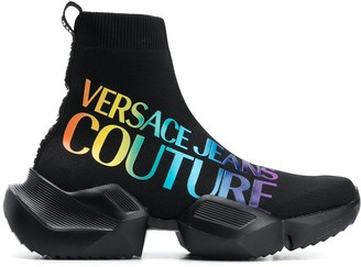 versace sock trainers white