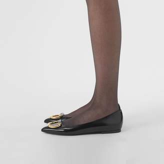Burberry The Leather D-ring Flat