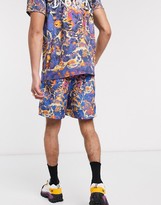 Thumbnail for your product : Blood Brother swim shorts in all-over print
