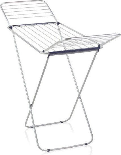 Leifheit LeifheitSiena180LightweightFoldableClothesDryingRackwith59ft.DryingSpaceandPortableIndoororOutdoorUse,Silver