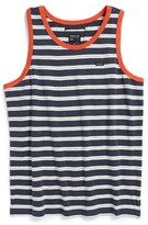 Thumbnail for your product : RVCA 'Addy' Stripe Cotton Tank (Big Boys)