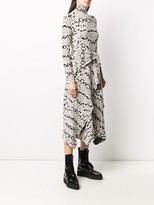 Thumbnail for your product : Christian Wijnants Abstract Print Textured Knit Dress