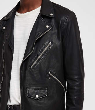 AllSaints Holt Leather Biker Jacket