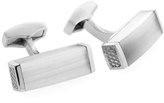 Thumbnail for your product : Tateossian Tablet Fiber-Optic Glass Cuff Links, White