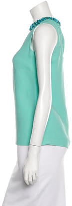 Miu Miu Sequin-Embellished Sleeveless Top