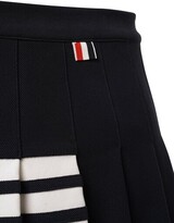Thumbnail for your product : Thom Browne 4 Bar pleated nylon skirt
