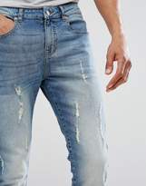 Thumbnail for your product : Brooklyn Supply Co. Brooklyn Supply Co Taper Fit Jeans Tint Wash