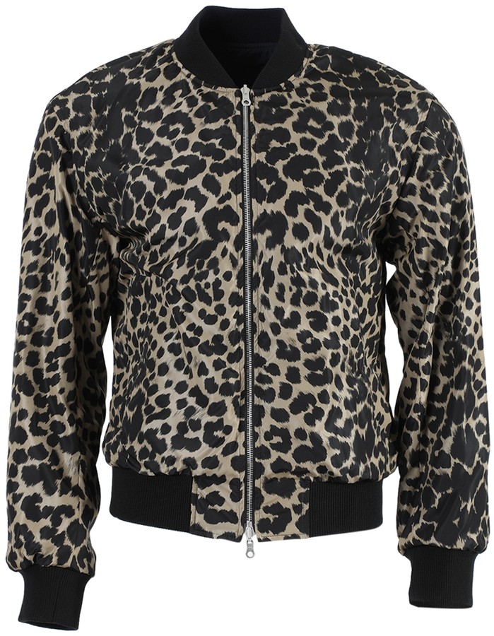 mens leopard jacket