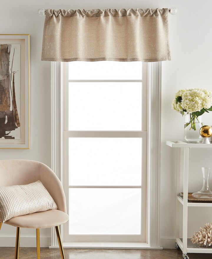Martha Stewart Collection Fresco Backtab Lined Valances, Created For