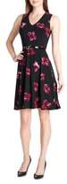 Thumbnail for your product : Tommy Hilfiger Floral Jersey V-Neck Sleeveless Dress