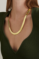 Thumbnail for your product : Loren Stewart Bronte Herringbone Gold Vermeil Necklace - one size