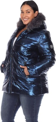 metallic puffer jackets