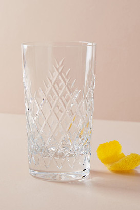 clear Soho Home Barwell Cut Crystal Highball Glass By Soho Home in Size TUMBLER