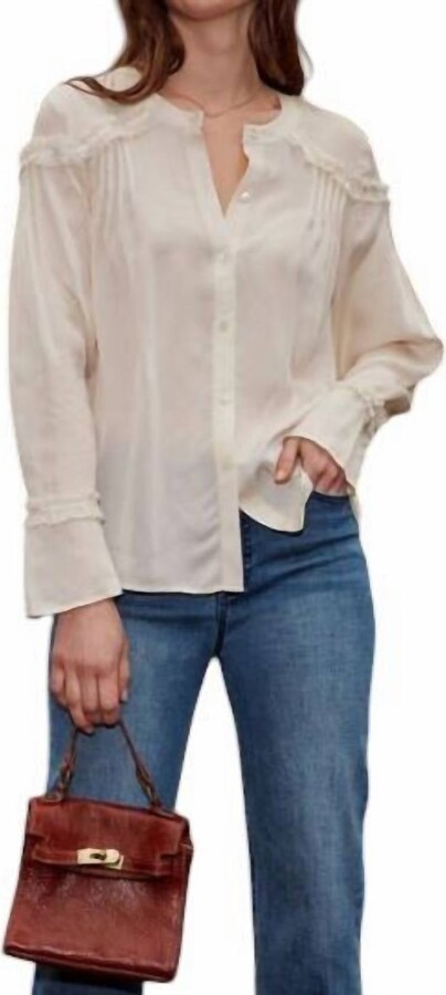 Ecru Hawn Blouse In Ivory