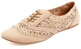 Thumbnail for your product : Charlotte Russe Laser-Cut Eyelet Brogue Oxfords