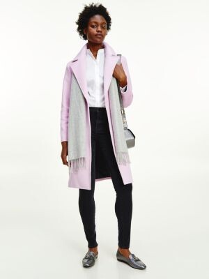 lilac wool coat
