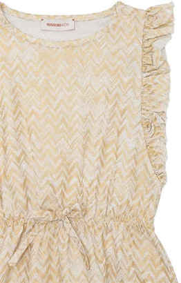 Missoni Zigzag Print Coated Cotton Jersey Dress