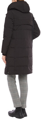 DKNY Quilted Shell Down Hooded Coat