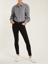 Thumbnail for your product : Frame Gingham Cotton Blouse - Womens - Black White