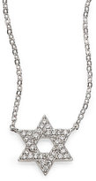 Thumbnail for your product : Adriana Orsini Pavé Sterling Silver Star Of David Necklace