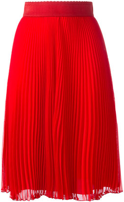 Givenchy plissè mid-length skirt