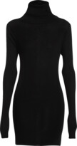 Thumbnail for your product : Rick Owens Ribbed Body-Con Wool Mini Dress