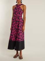 Thumbnail for your product : Borgo de Nor Gabrielle Bouquet Print Cotton Poplin Dress - Womens - Pink Print