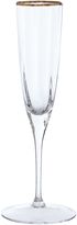 Thumbnail for your product : Biba Gold Rim Optic Crystal Champagne Flute