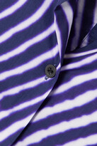 Thumbnail for your product : Dries Van Noten Striped Cotton-poplin Shirt - Blue