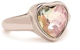 Thumbnail for your product : Forever 21 Lovely Heart Rhinestone Ring