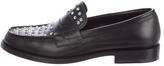 Thumbnail for your product : Saint Laurent Stud-Embellished Leather Loafers