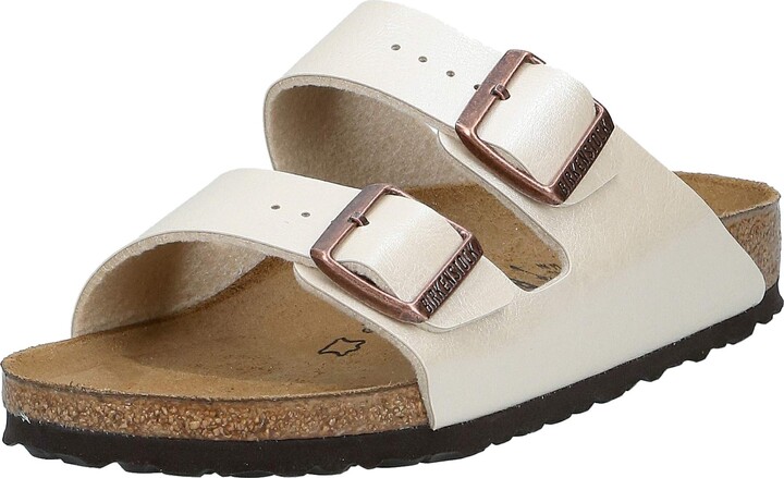 Birkenstock Unisex Arizona White (Graceful Pearl White) Sandal 41 R EU