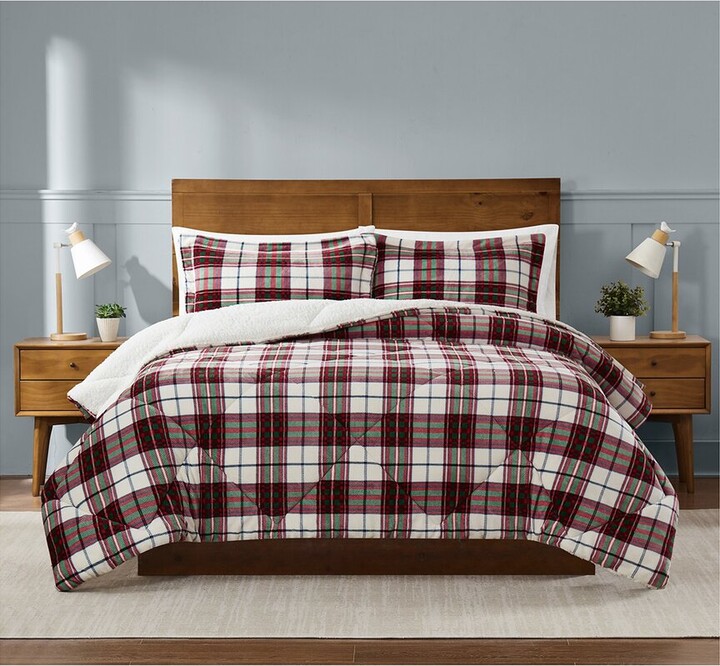 Truly Soft Cuddle Warmth Marlon Plaid Comforter Set