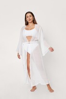 Thumbnail for your product : Nasty Gal Womens Wassup Beaches Plus Cover-Up Kimono